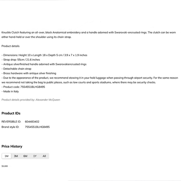 Alexander McQueen Black Beaded Four Ring Clutch / Shoulder bag - Picture 5 of 16